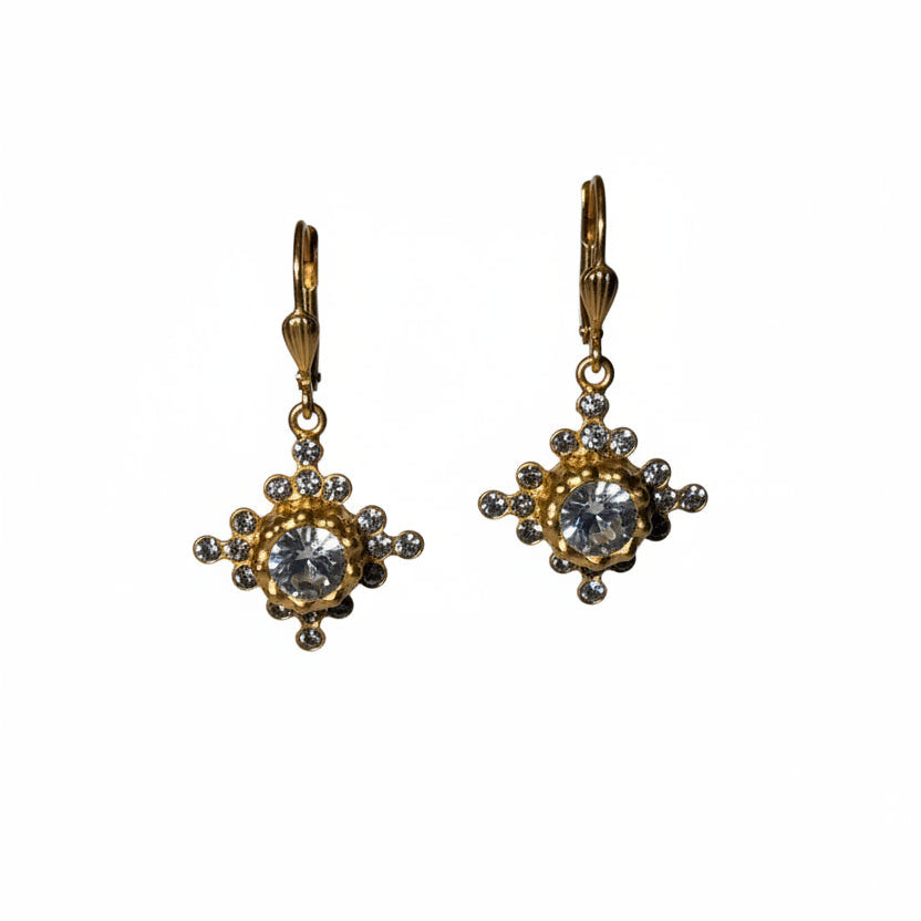 Round Crystal With Mini Diamond Surrounding