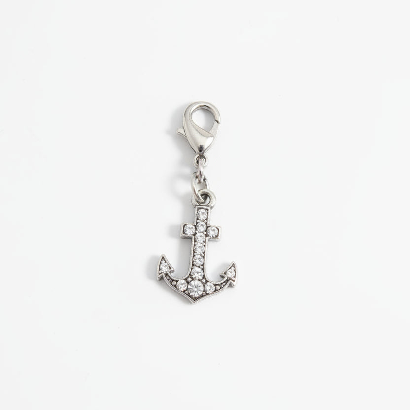 Large Clip On Anchor Charm