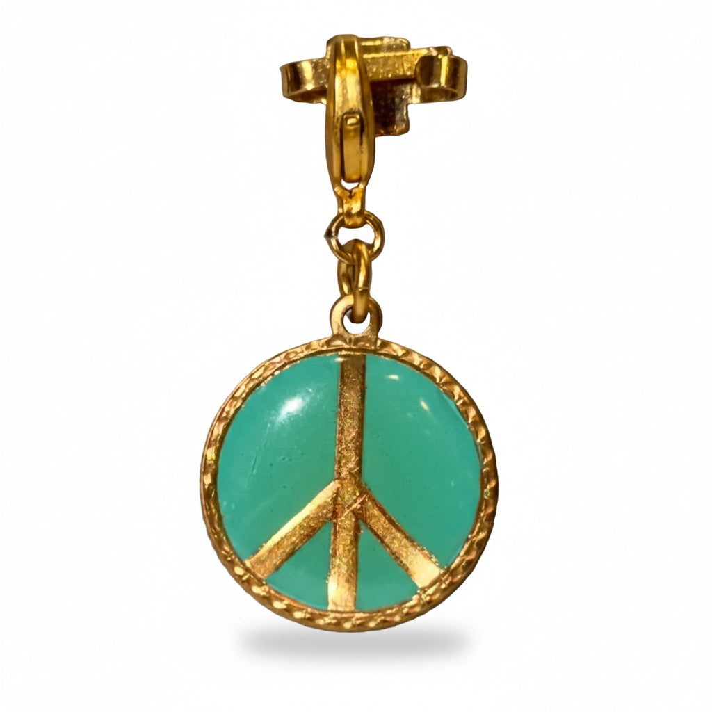 Medium Disco Peace Charm