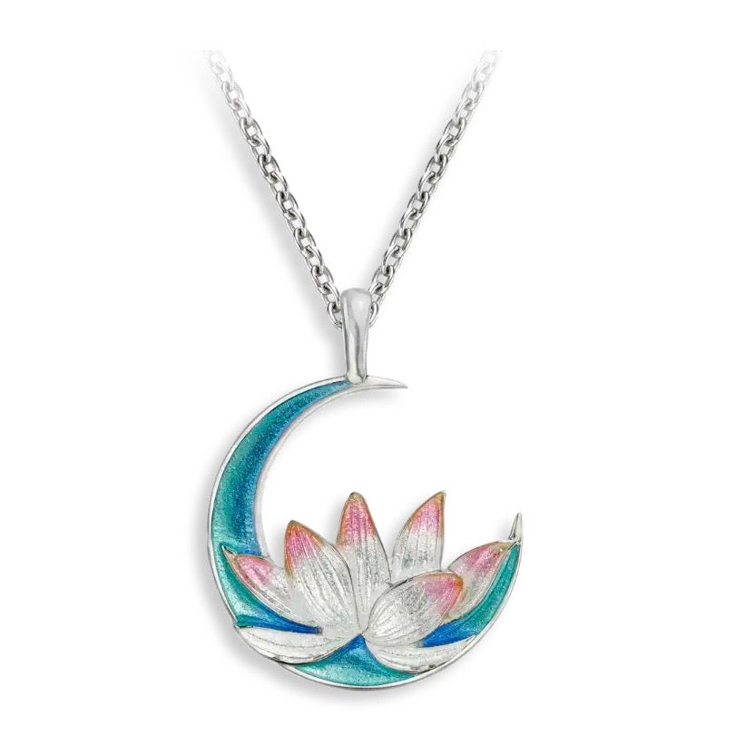 Blue Lotus Necklace