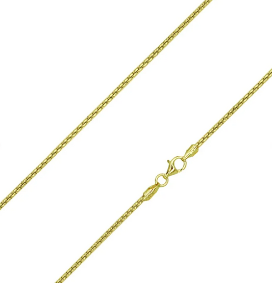 Stellari Gold 3mm Miami Cuban Chain 20"