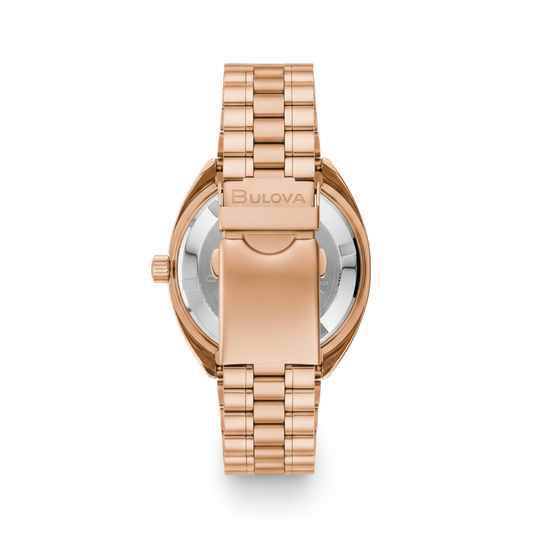Bulova Oceanographer GMT Automatic Rose Gold-Tone Watch