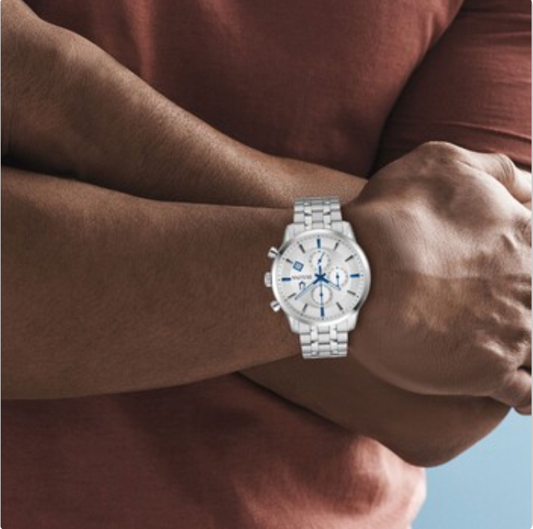 Sutton Chronograph Quartz Silver Dial Men's Watch