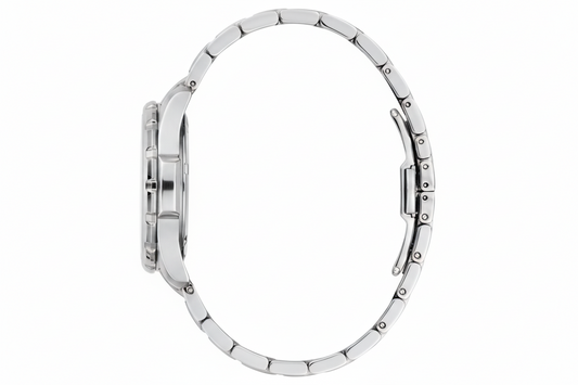 Bulova Marine Star Diamond Accent Blue Mother-of-Pearl Dial Watch