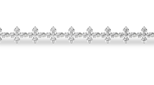 Flower Petals Stud Bracelet (Round)