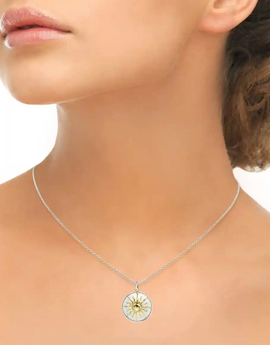 White Sun Necklace