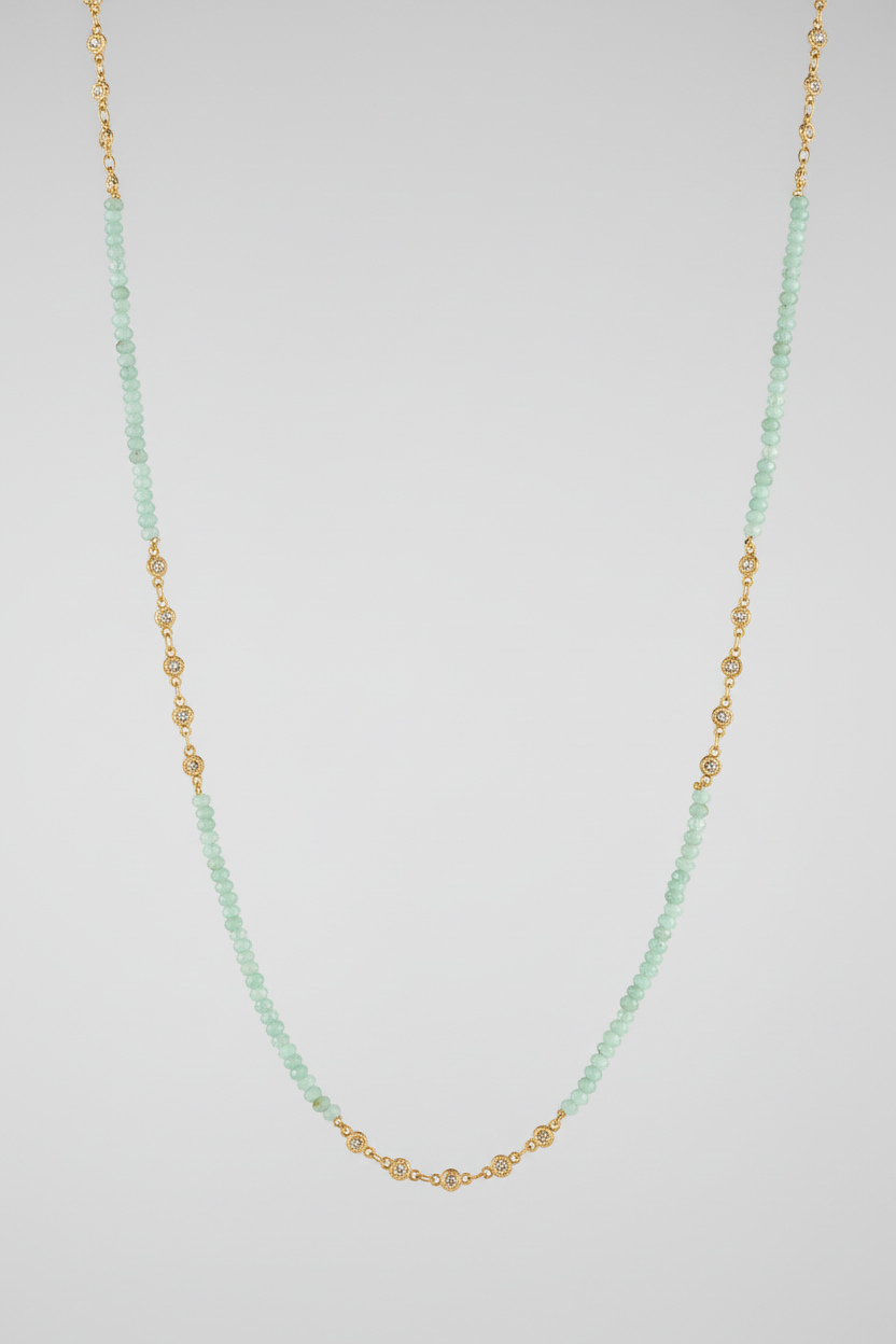 Mint Quartz Necklace