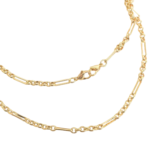 O Chain Paperclip Necklace