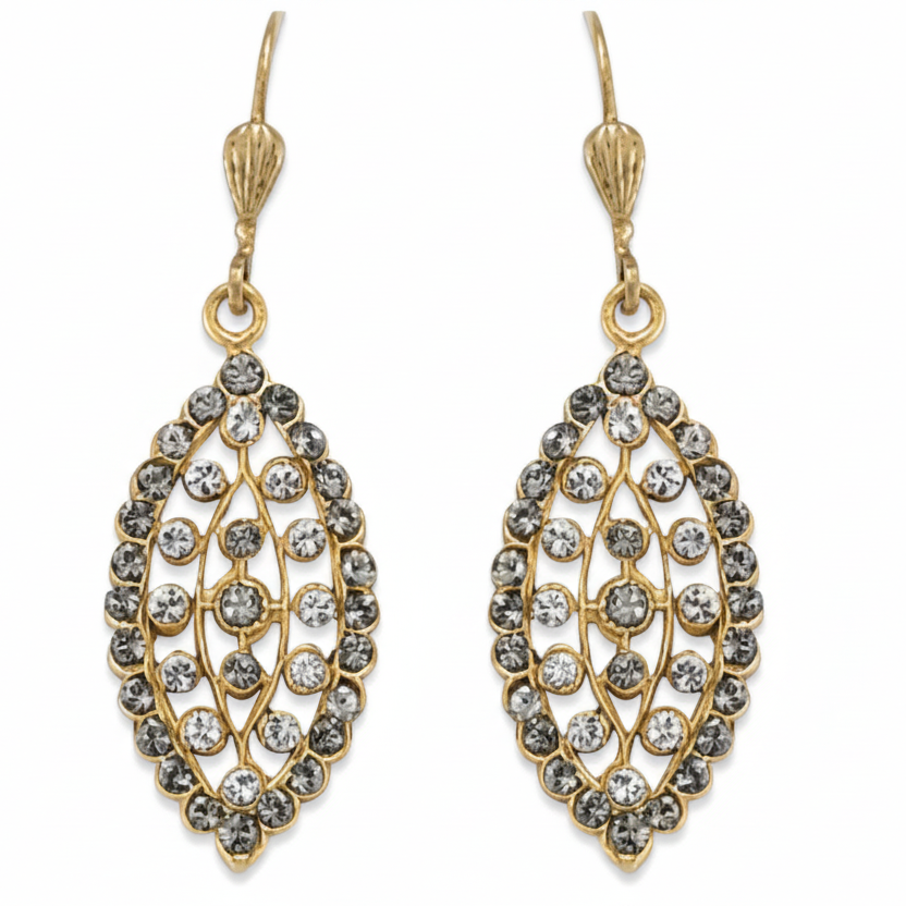 Rhinestone Filigree Marquise