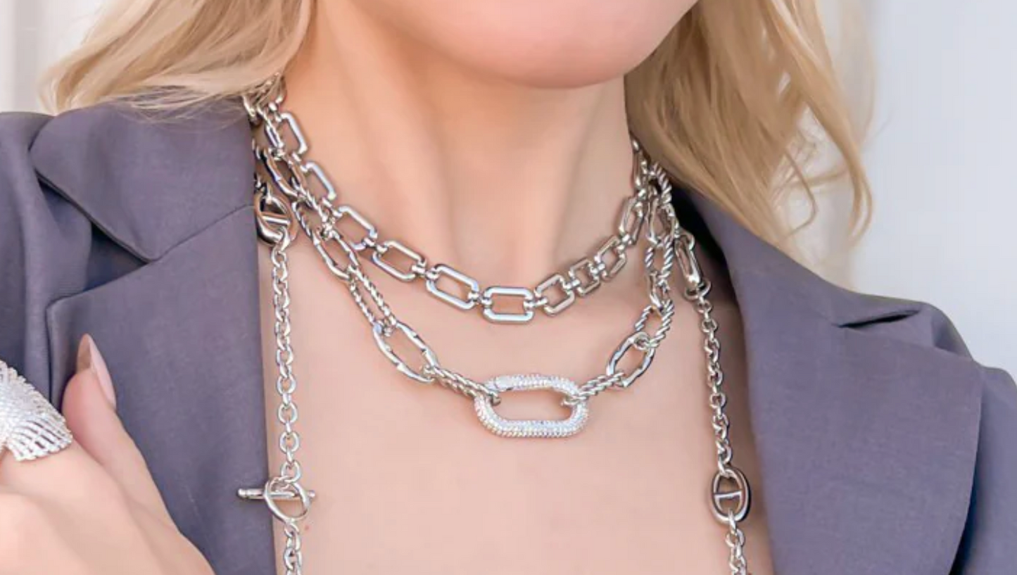 Hammered Rope Chain