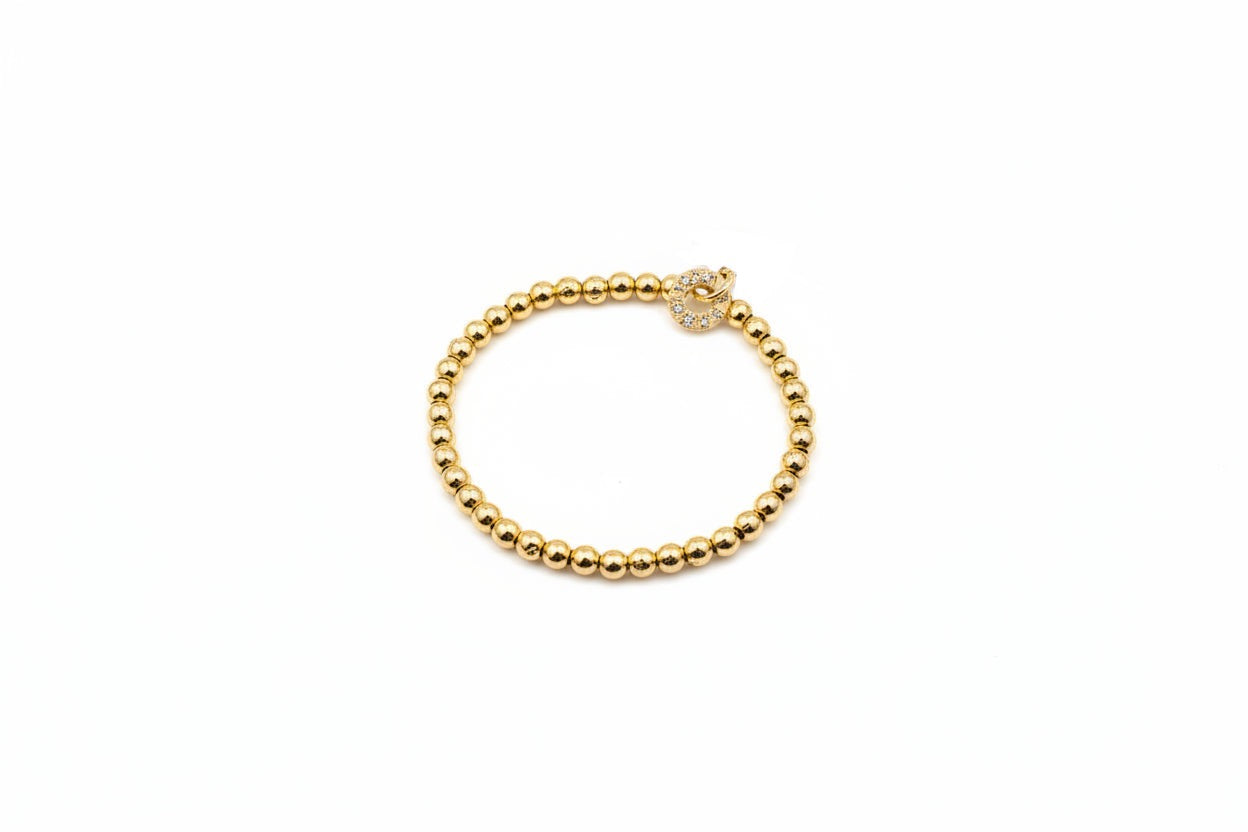 Scintilla Galla - Gold Disco Beads