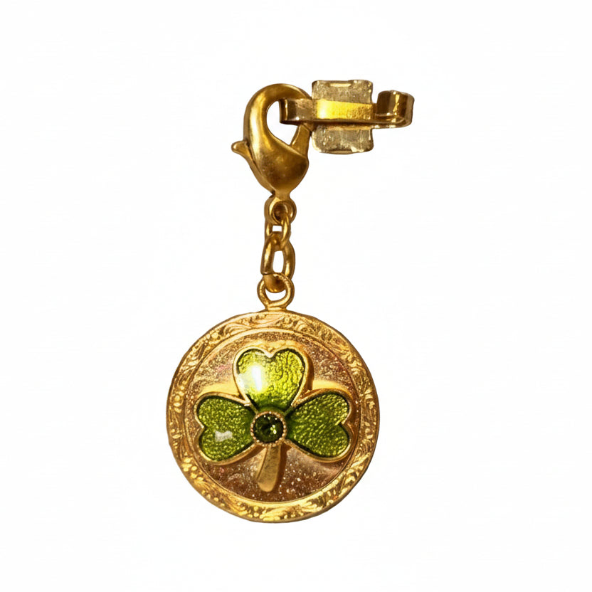 Medium Clover Disc Charm