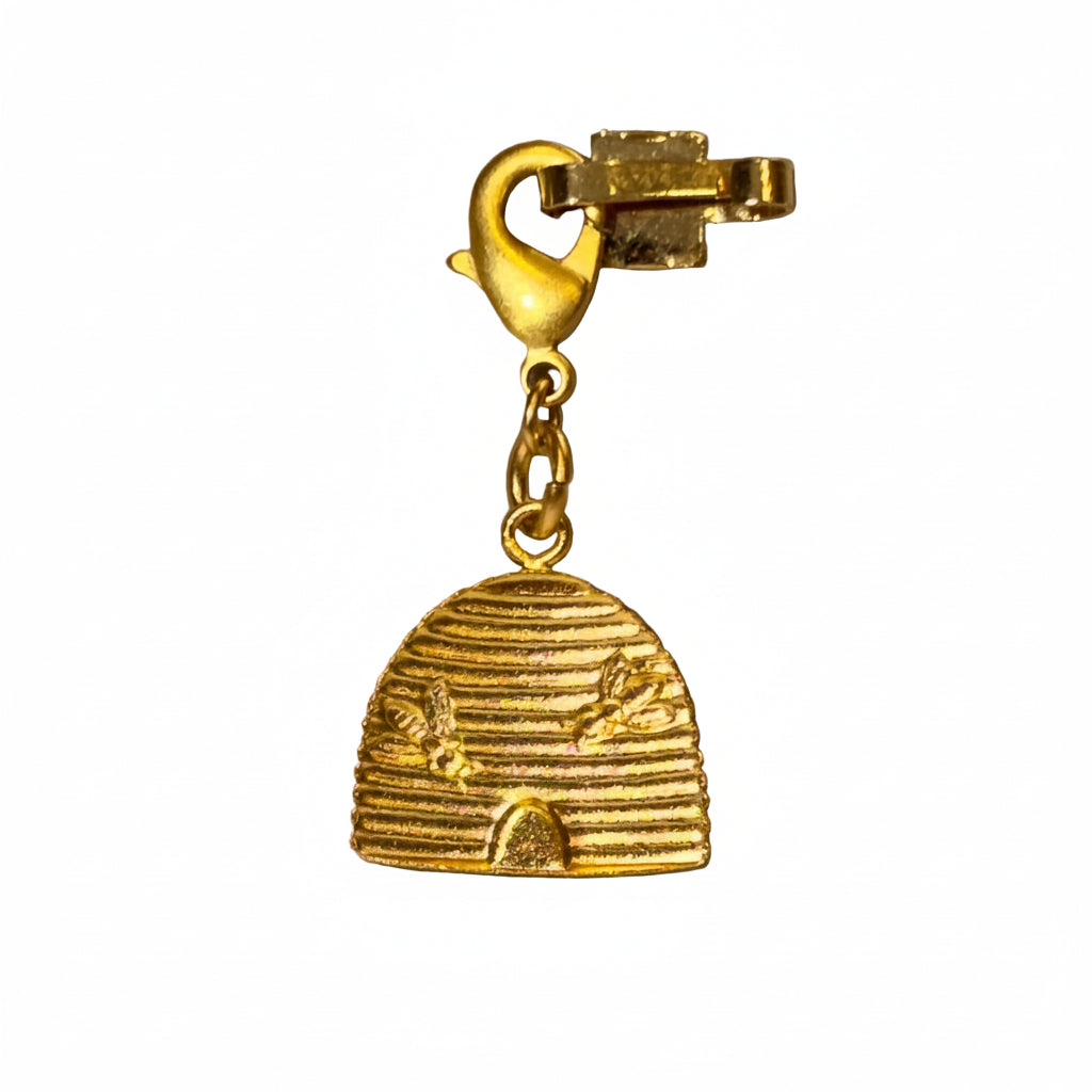 Small Bee Hive Charm