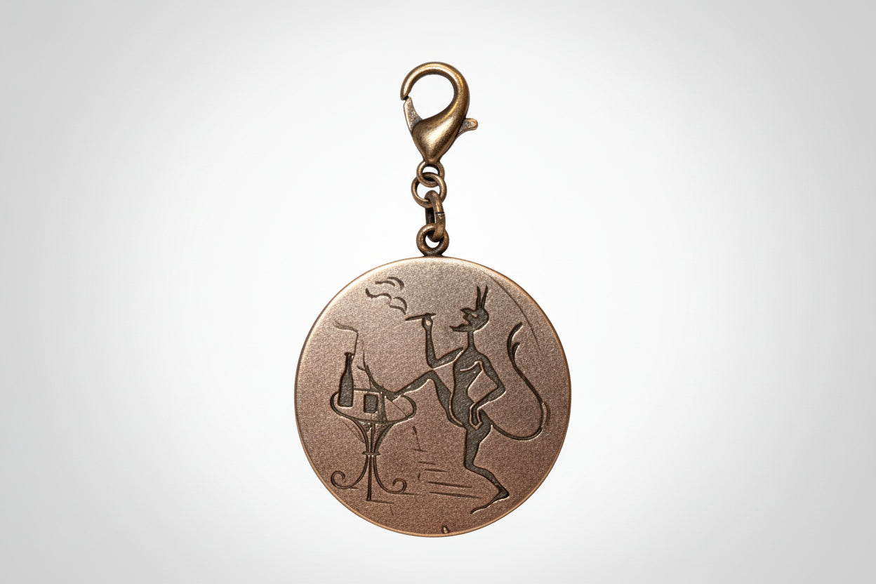 Large Devil Disc Charm