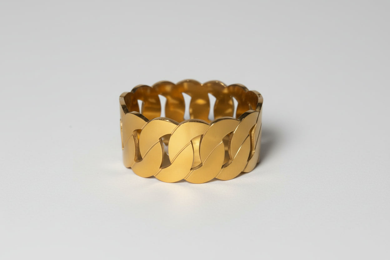 Gold Statement Link Bracelet