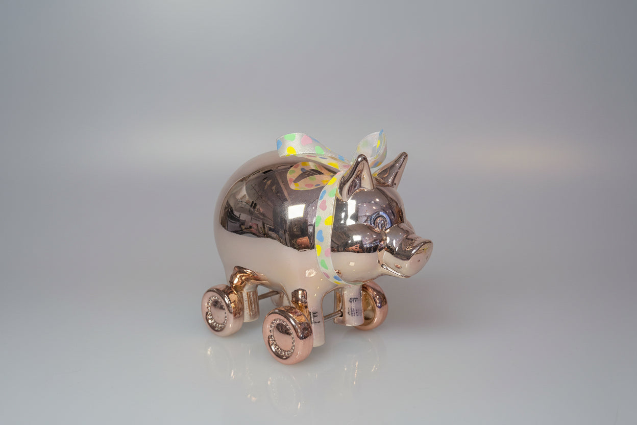 Piggy On Wheels
