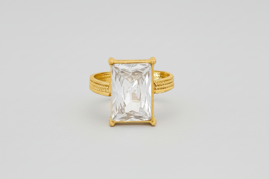 Cubic Zirconia Water Resistant Ring