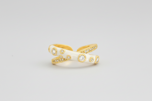 CZ Enamel RIng