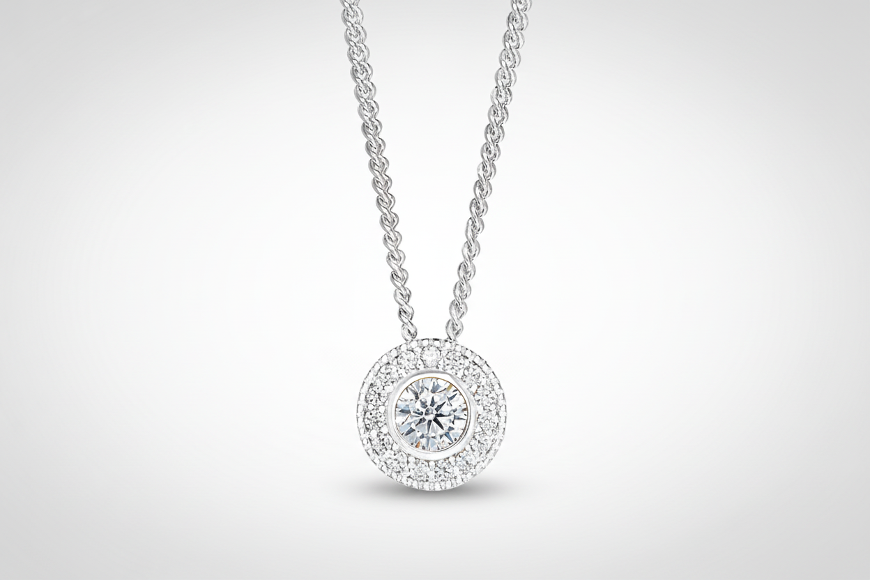 April Birthstone Pendant