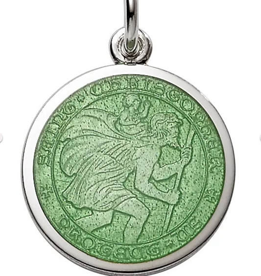 St. Christopher Enamel Medal