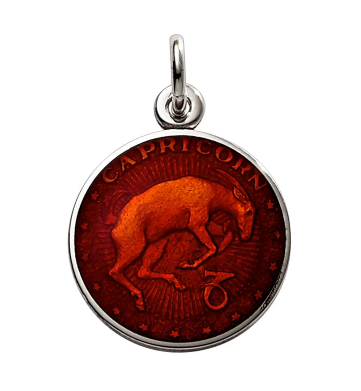 Zodiac Enamel Metal - Nickel Size