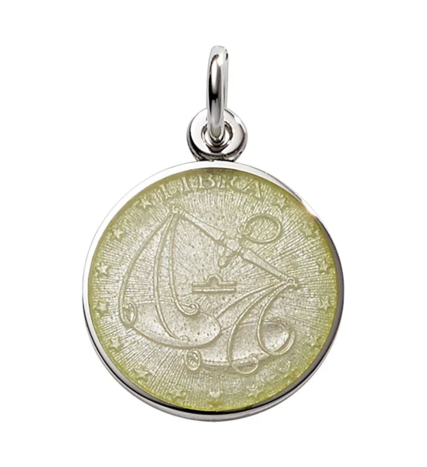 Zodiac Enamel Metal - Nickel Size