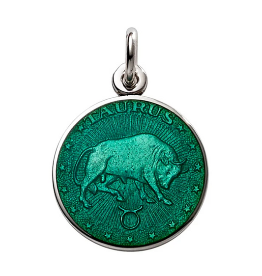 Zodiac Enamel Metal - Nickel Size