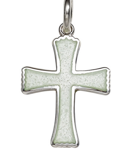 Scalloped Cross Charm