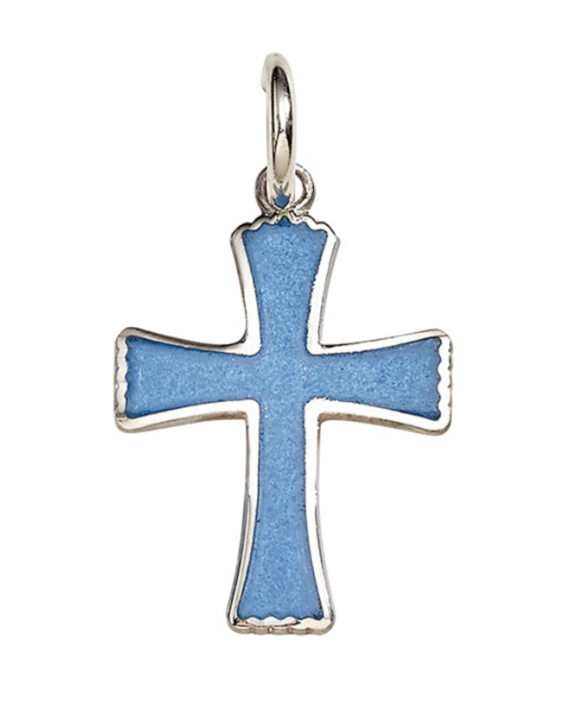 Scalloped Cross Charm