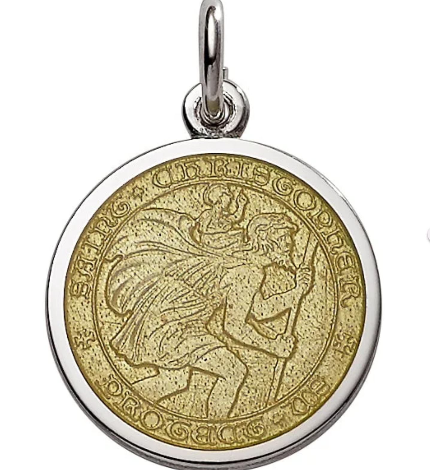 St. Christopher Enamel Medal
