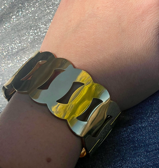 OMG ~ Chunky Gold Braid Bracelet