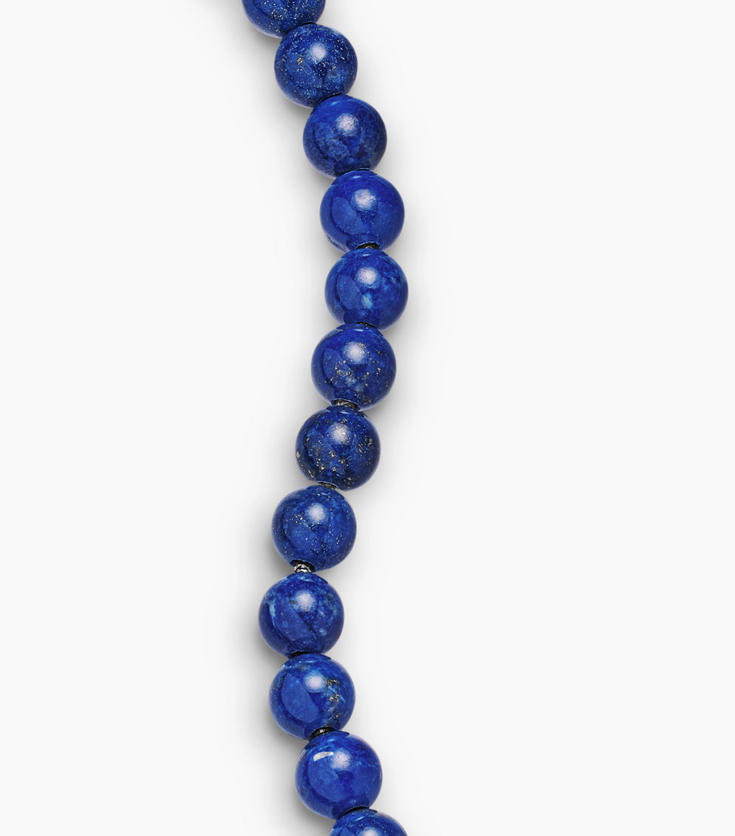 David Yurman Mens Lapis Beaded Bracelet