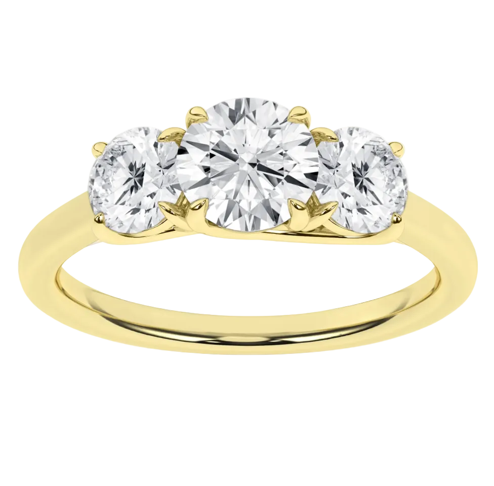 3-Stone Ring (Round)