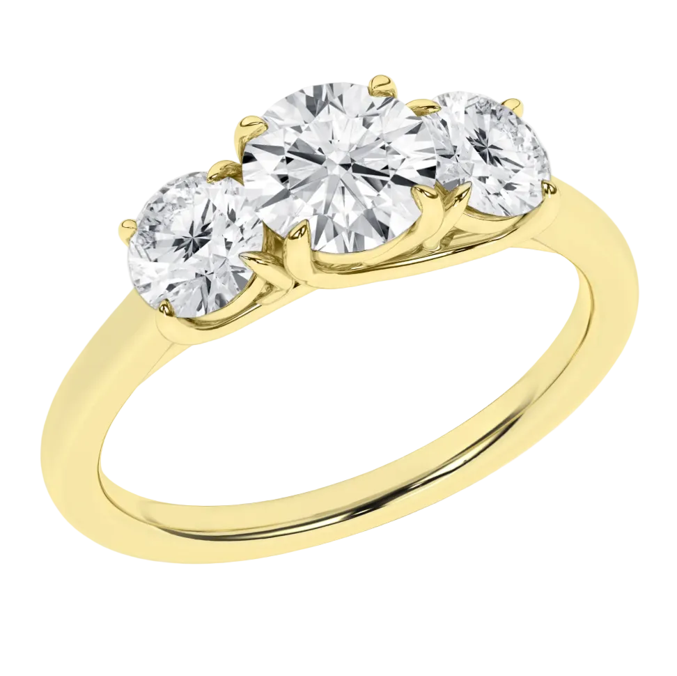 3-Stone Ring (Round)