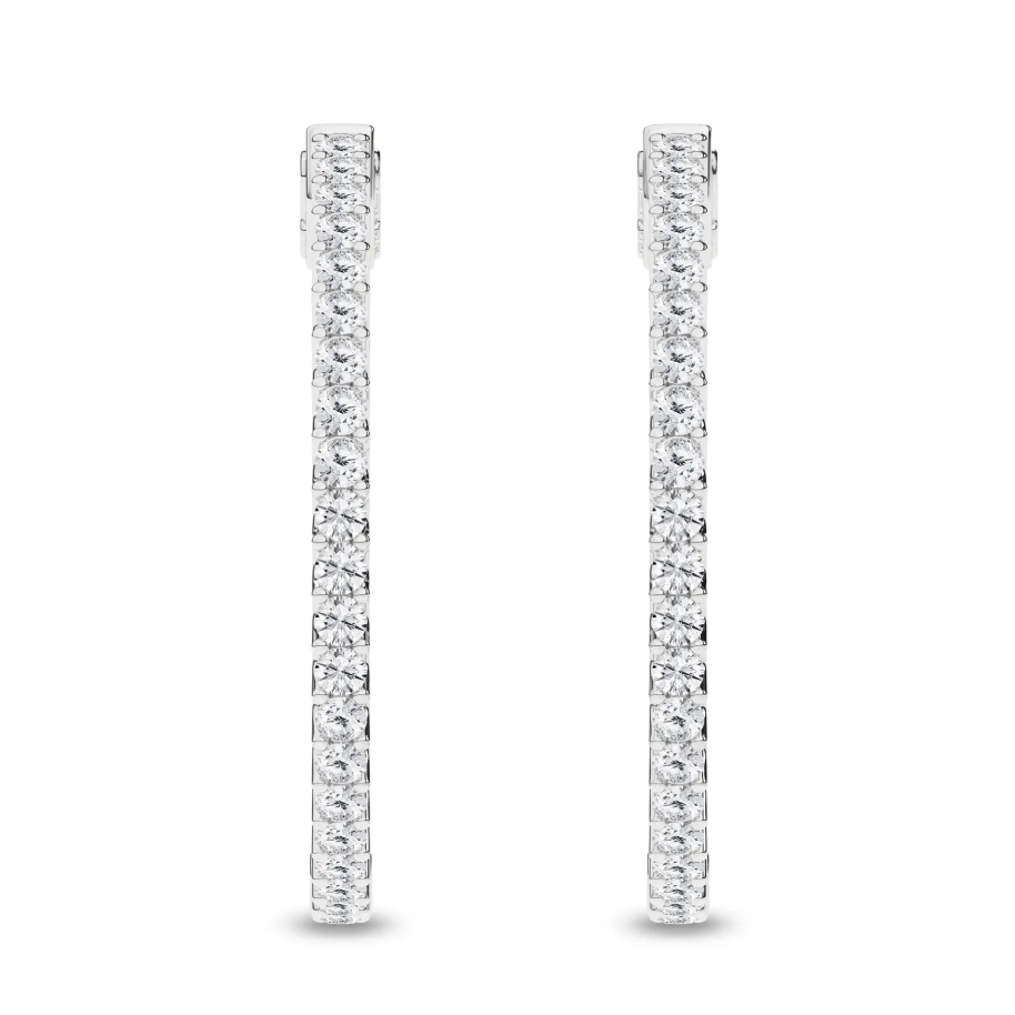 Inside-Out Hoop Earrings (Round)