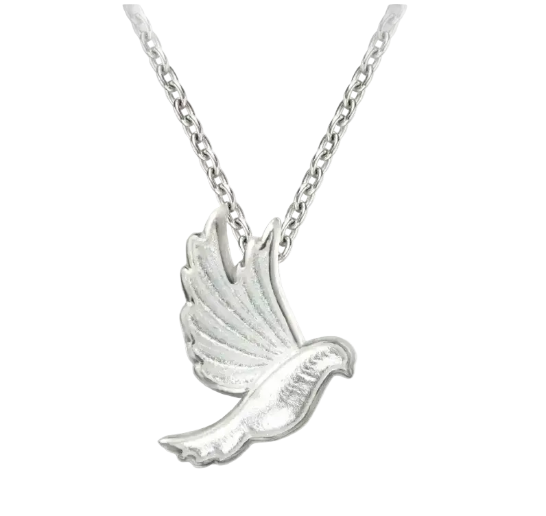White Dove Necklace