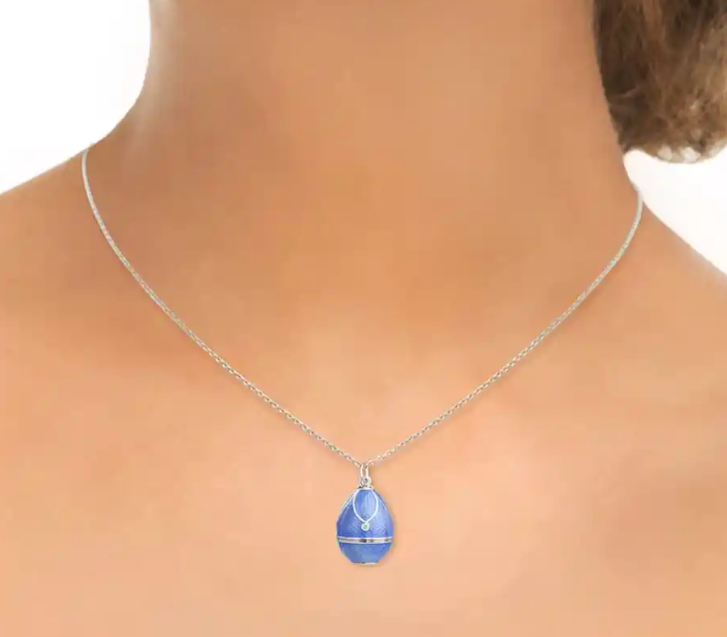 Blue Egg Necklace