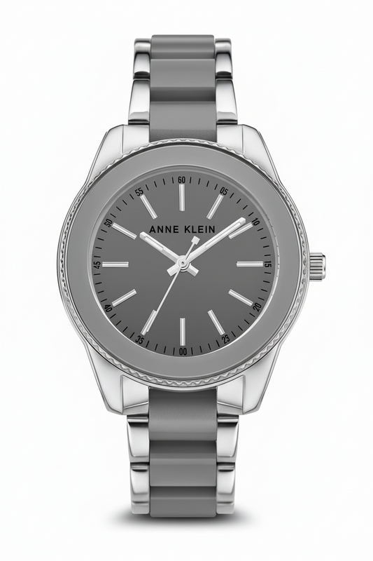 Anne Klein Women’s Quartz Grey Dial Bracelet Watch