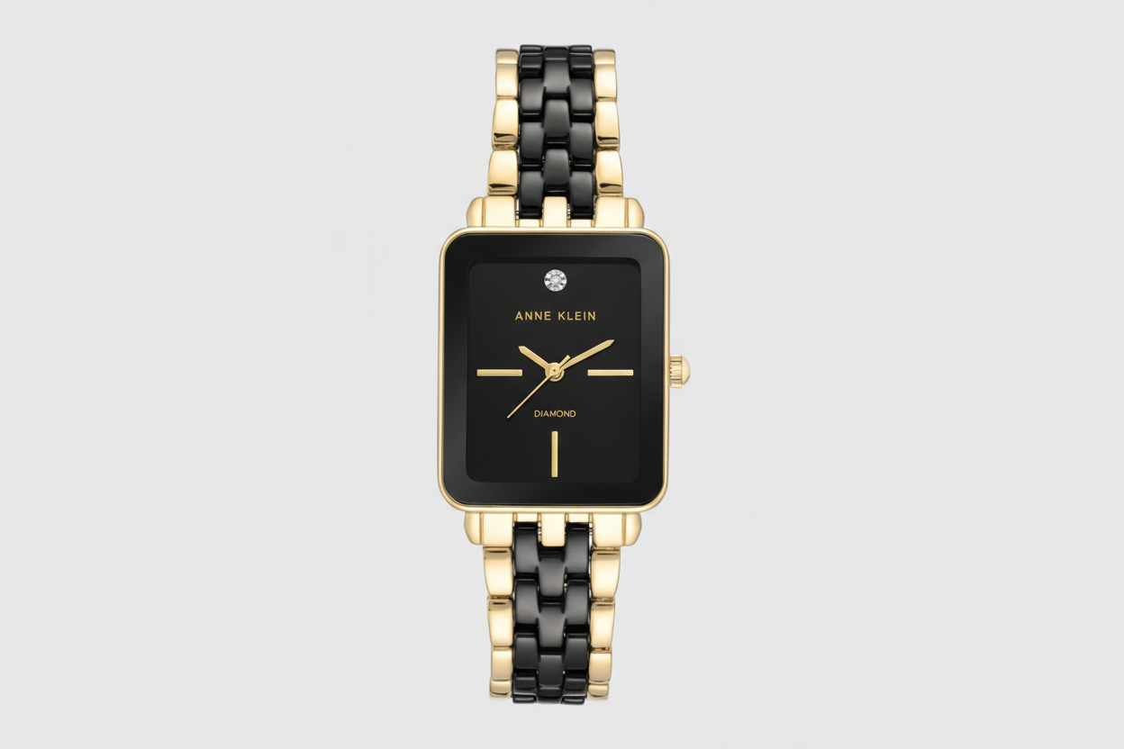 Anne Klein Women’s Genuine Diamond Dial Ceramic Bracelet Watch