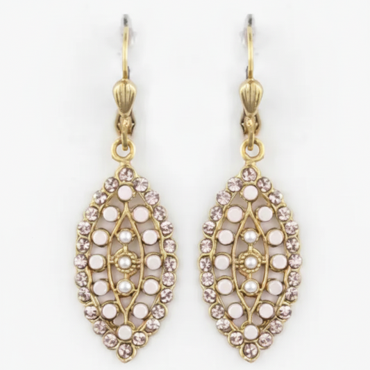Pink Pearl Earrings