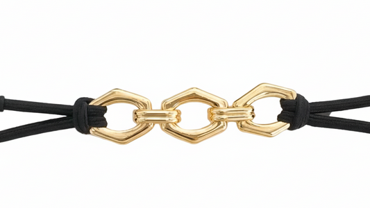 Hexagon Hair Tie Bracelet