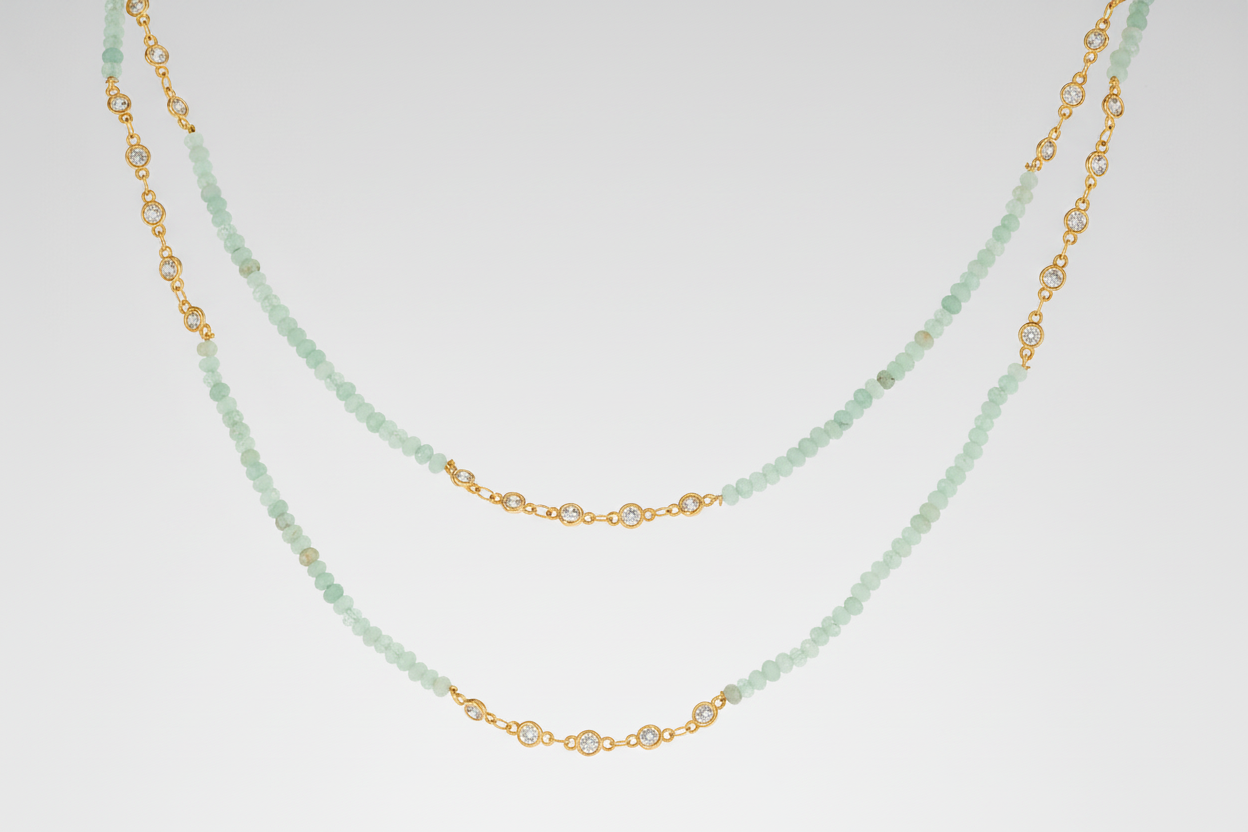 Mint Quartz Necklace