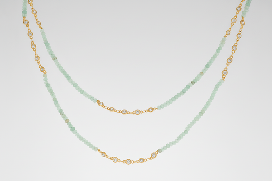 Mint Quartz Necklace