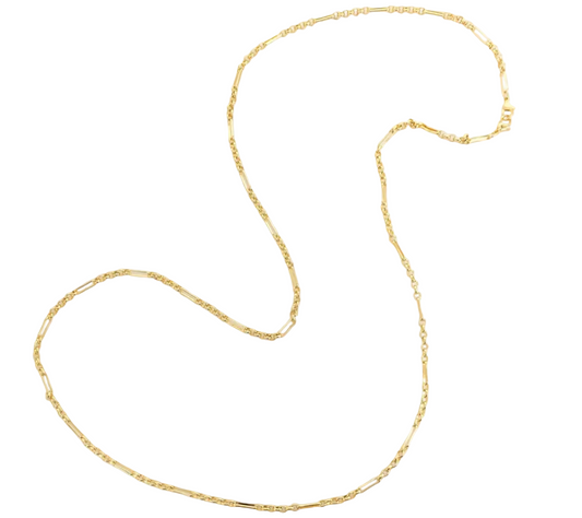 O Chain Paperclip Necklace