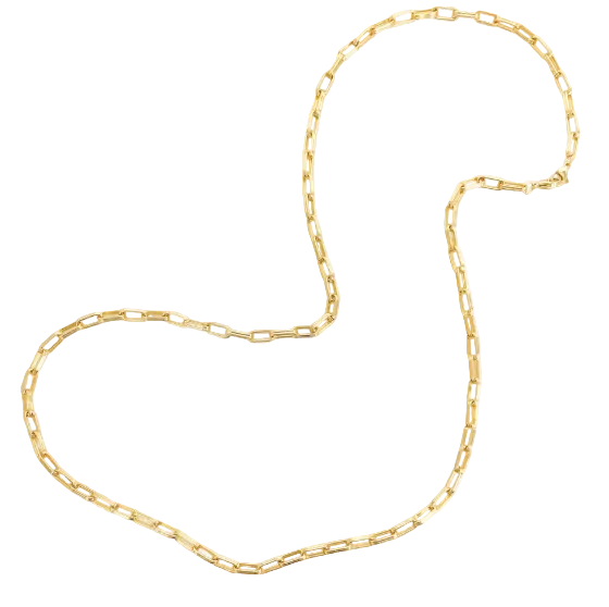 Double Paperclip Necklace