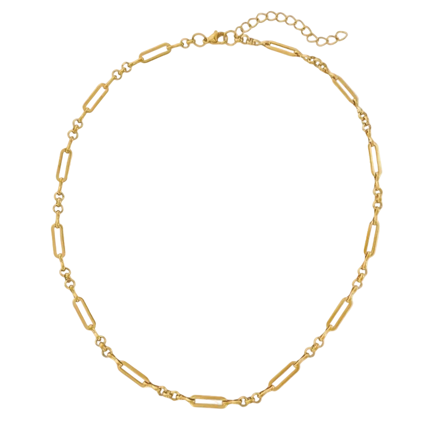 Chain Link Water Resistant Necklace