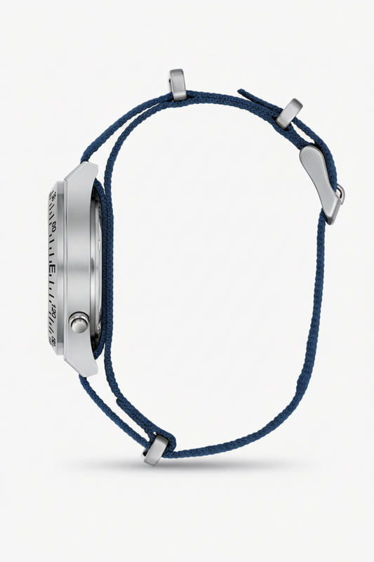 Light It Up Field Watch – Blue Dial, Compass Bezel & Day/Date