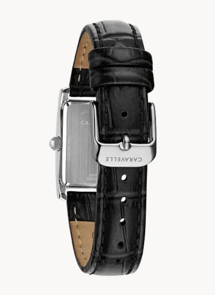 Roman Numeral Dress Watch – Black Leather Strap