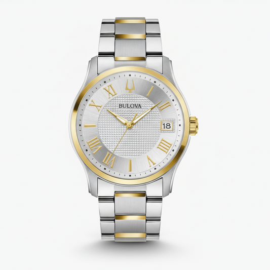 Silver-Tone Dial Wilton Watch