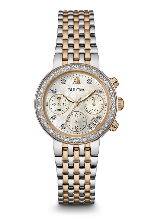 Women’s Bulova Diamond Chronograph Watch